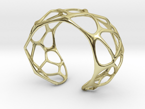 Exteriority Bracelet in 18k Gold Plated Brass: Small