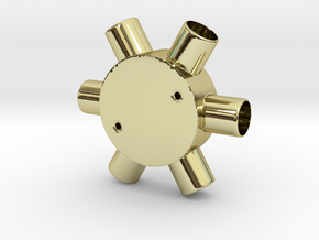 Six Way Junction box in 18K Gold Plated