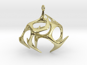 Branching Pendant in 18K Gold Plated
