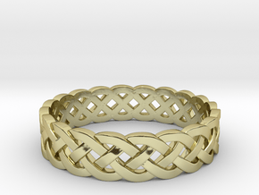 Rohkea Bold Celtic Knot Size 5 in 18K Gold Plated
