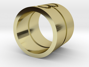 Heartring (various sizes) in 18K Gold Plated