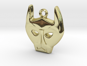 Bat Mask Charm in 18K Gold Plated