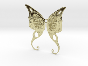 Butterfly Wings Pendant in 18K Gold Plated