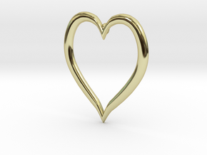 Heart Earring in 18K Gold Plated