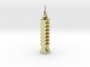 Taipei 101  in 18K Gold Plated