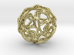 Sphere pendant in 18K Gold Plated