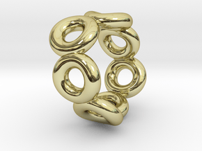 Bague Anneaux in 18K Gold Plated