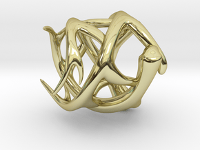 Antler Ring - Size 7(UPDATED) in 18K Gold Plated