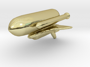 SPACE SHUTTEL II in 18K Gold Plated