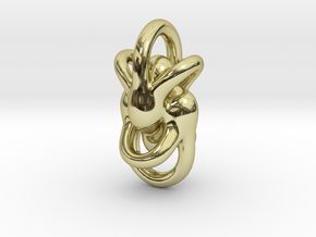 Peace of Love (3 sizes) in 18k Gold Plated Brass: Small