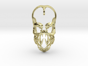 Skull Pendant 02 in 18K Gold Plated