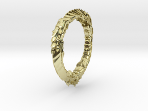 Triple Ourouboros Dragon - 1" in 18K Gold Plated