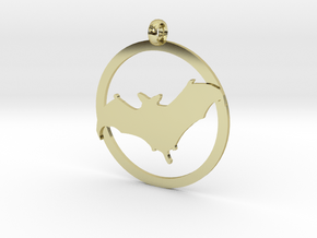 Bat awareness charm in 18K Gold Plated