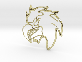 Angry Eagle in 18K Gold Plated