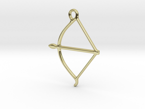 bow pendant in 18K Gold Plated