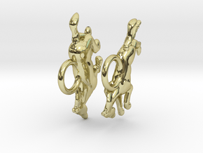 Running Horse Earrings in 18K Gold Plated