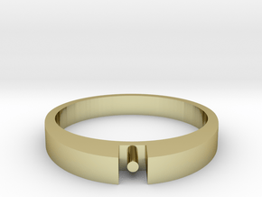 1-bit ring (US6/⌀16.5mm) in 18K Gold Plated