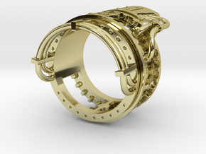 Steampower Ring V3 in 18K Gold Plated
