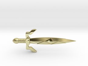 Gilded Sword in 18K Gold Plated