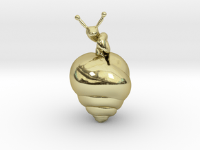 Snail Pendant in 18K Gold Plated