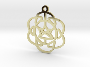 Vibrations Pendant in 18K Gold Plated