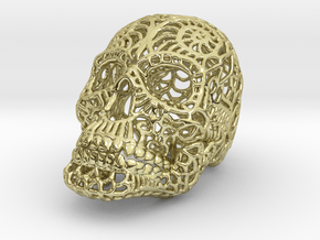 Nautilus Sugar Skull - SMALL in 18K Gold Plated