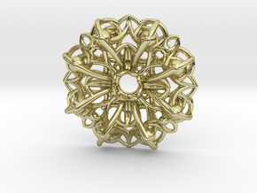 Mandala Flow Pendant in 18K Gold Plated