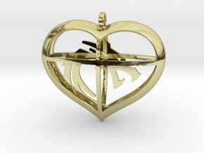 Dragon Heart in 18K Gold Plated