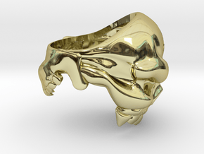 Amznfx Skull Ring Bottle opener size 13 in 18K Gold Plated