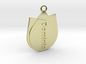 Keychain for Dominic  in 18K Gold Plated