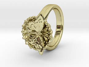 Swallowtail Butterfly Ring in 18K Gold Plated