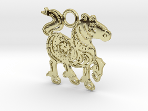 Year of the Horse: Lucky charm in 18K Gold Plated
