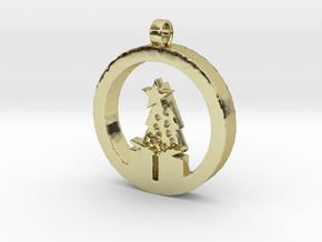 Christmas Morning Pendant in 18K Gold Plated