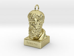 Epicurus Keychains 2 inches tall in 18K Gold Plated