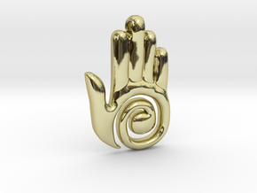Healer's Hand Charm in 18K Gold Plated