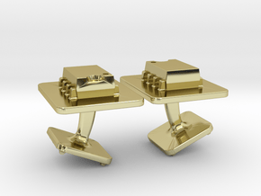 555 Timer Cufflinks in 18K Gold Plated