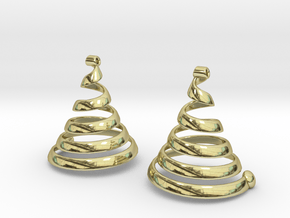 Spiralearring in 18K Gold Plated