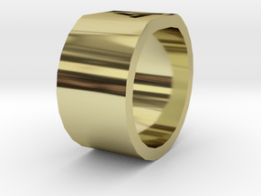 Abstergo Ring in 18K Gold Plated