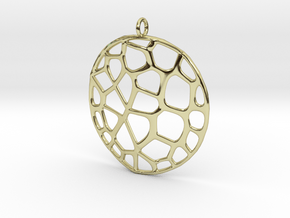 Exteriority Pendant in 18K Gold Plated
