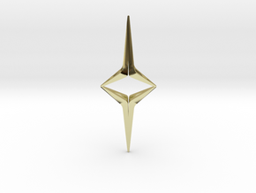 YOUNIVERSAL Sharp Duo, Pendant in 18K Gold Plated