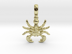 SCORPION TOTEM Zodiac Pendant Jewelry Symbol in 18K Gold Plated