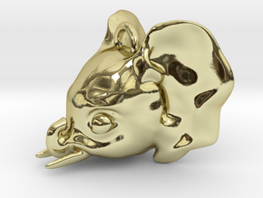 Baby Elephant Pendant in 18K Gold Plated