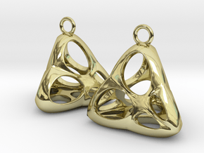 Irene Earrings (silver) in 18K Gold Plated