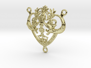 Dragon Pendant in 18K Gold Plated