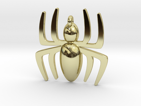 Spider Pendant in 18K Gold Plated