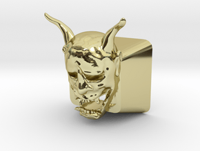 Cherry MX Hannya Keycap (with cutouts for LEDs) in 18K Gold Plated