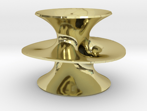 Costa's Minimal Surface in 18K Gold Plated