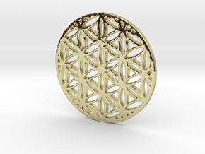 Flower of Life in 18K Gold Plated