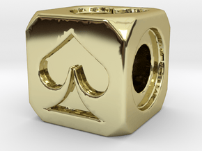 Dice in 18K Gold Plated