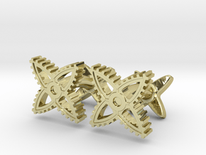 X-Gear Cufflinks in 18K Gold Plated